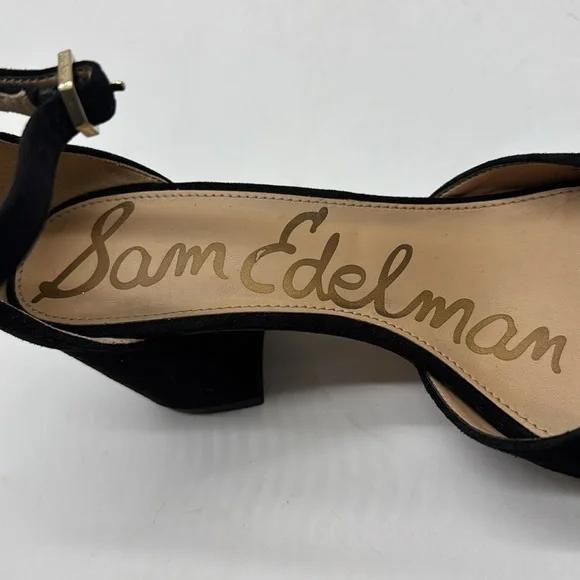 Sam Edelman Black Suede Heels - Picture 7 of 7